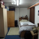 Bedroom side of CHU